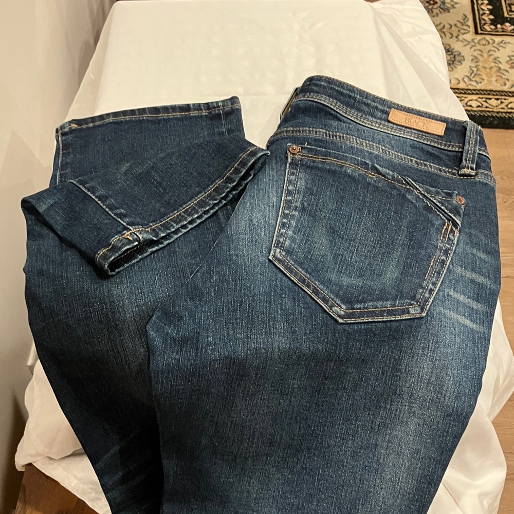 Buckle Dark Blue Women Jeans - Picture 2 of 10